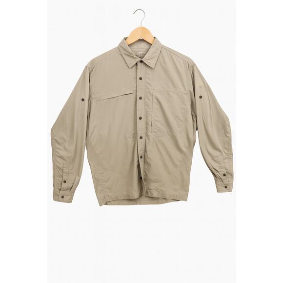 Mountain Hardwear Other - Mountain Hardwear Men’s Beige Vented Long Sleeve Fishing Hiking Shirt Size M